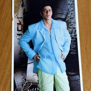 Shahrukh Khan* Vintage Bollywood Postcard * (Twins) (WN)
