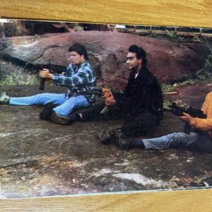Mithun Chakroborty Ajay Devgn Aditya Pancholi * Vintage Bollywood Postcard * (VPP) (3974)