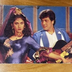 Meenakshi Seshadri Govinda* Vintage Bollywood Postcard * (BAP) (1100)