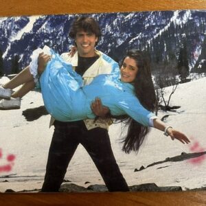 Neelam Kothari Govinda * Vintage Bollywood Postcard * (RC) (571)