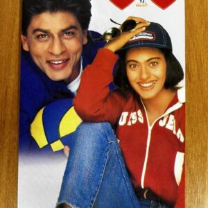 Kajol Devgn Shah Rukh Khan* Vintage Bollywood Postcard * (NAA)(WN)