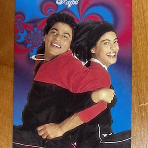 Kajol Devgn Shah Rukh Khan* Vintage Bollywood Postcard * (ARP)(WN)