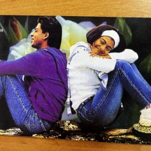 Kajol Devgn Shah Rukh Khan* Vintage Bollywood Postcard * (NAA)(WN)