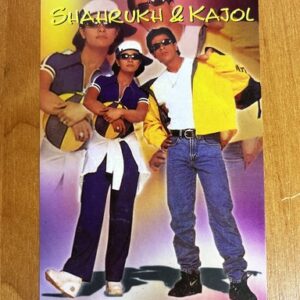 Kajol Devgn Shah Rukh Khan* Vintage Bollywood Postcard * (BRP)(WN)