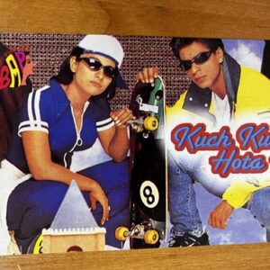 Kajol Devgn Shah Rukh Khan* Vintage Bollywood Postcard * (BAP)(WN)