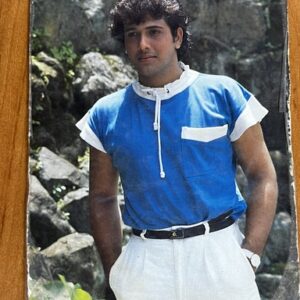 Govinda * Vintage Bollywood Postcard * (RC) (PC-551)