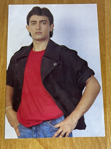 Aamir Khan * Vintage Bollywood Postcard * (RS) (840)