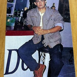 Aamir Khan * Vintage Bollywood Postcard * (AZ) (WN)