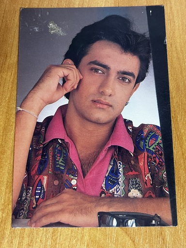 Aamir Khan * Vintage Bollywood Postcard * (RS) (1485)