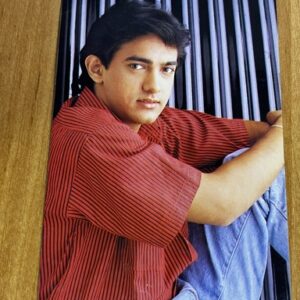 Aamir Khan * Vintage Bollywood Postcard * (UC) (WN)
