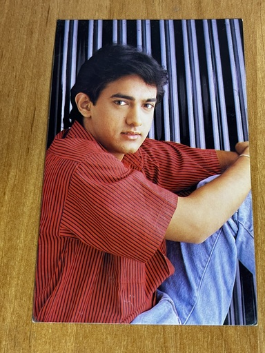 Aamir Khan * Vintage Bollywood Postcard * (UC) (WN)