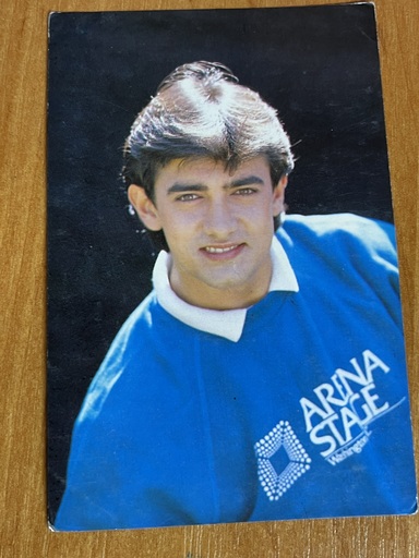 Aamir Khan * Vintage Bollywood Postcard * (WN) (WN)