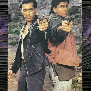 Shahrukh Khan Salman Khan * Vintage Bollywood Postcard * (jAIN) (WN)