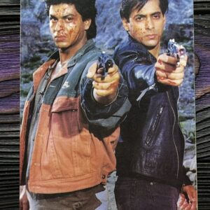 Shahrukh Khan Salman Khan * Vintage Bollywood Postcard * (Tiki) (4409)