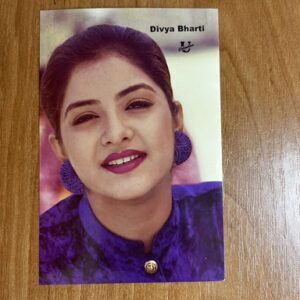 Divya Bharti* Vintage Bollywood Postcard * (UC) (WN)
