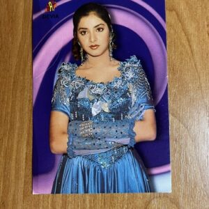Divya Bharti* Vintage Bollywood Postcard * (BAP) (WN)