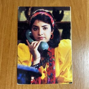 Divya Bharti* Vintage Bollywood Postcard * (Jain) (WN)