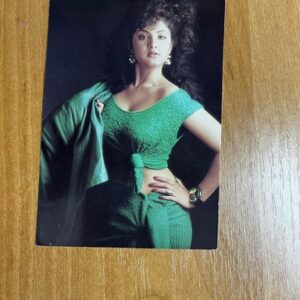 Divya Bharti* Vintage Bollywood Postcard * (WN) (614)