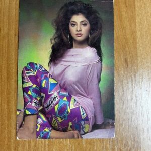 Divya Bharti* Vintage Bollywood Postcard * (Brijbasi) (1911)