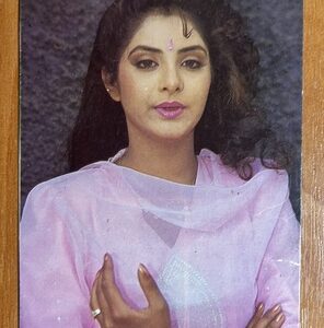 Divya Bharti* Vintage Bollywood Postcard * (NCC) (3156)